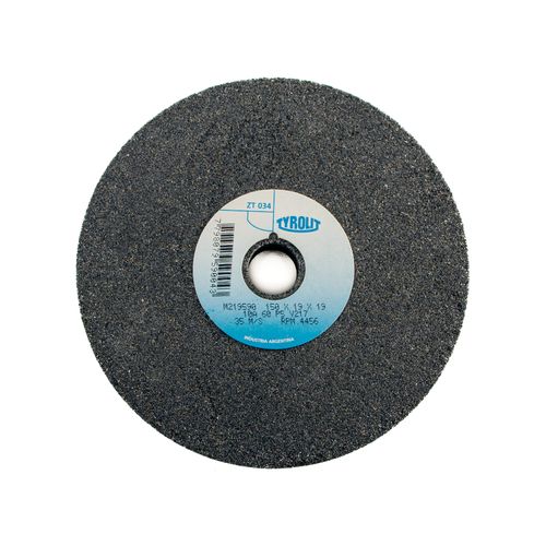 Piedra Rueda Recta Oxido de Aluminio Gris