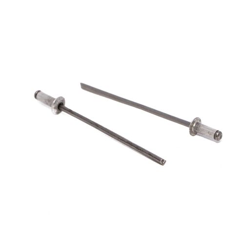 Remache de Aluminio en Caja Cabeza Chata Diámetro 5 Mm Largo 16 Mm x 500 Unidades