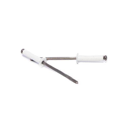 Remache En Caja Blanco Diámetro 4,8 Mm Largo 30 Mm x 500 Unidades
