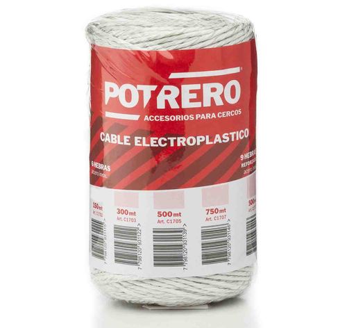 Cable Electroplastico De 6 Hebras x 150 Mt