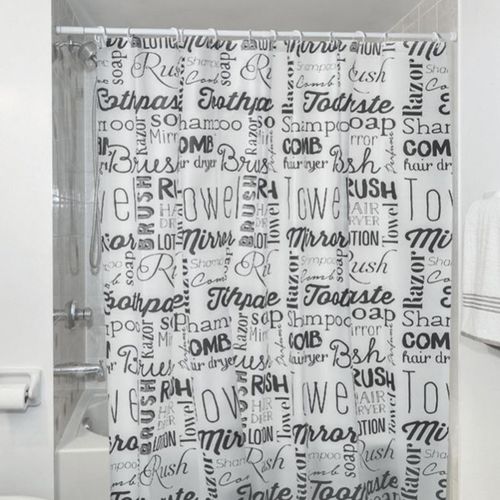 Cortina Para Baño de 1,80 X 1,80 Mts