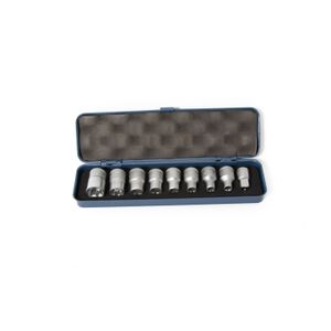 Juego De Tubos Torx 1/2" Hembra 9 Piezas