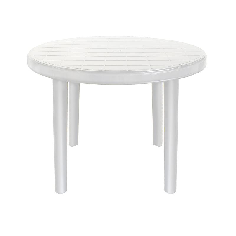 MESA JARDIN OVALADA 180X90X72CM BLANCA TAVOLO 640016