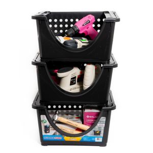 Organizador Negro Plegable 3 Piezas