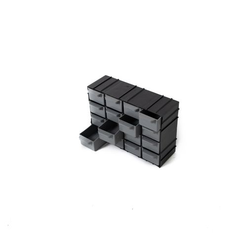 Caja Plástica Gavetero Con 16 Divisores