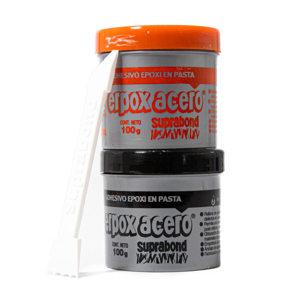 Adhesivo Epoxi En Pasta 2 Componentes 200 Gr - Bulonfer