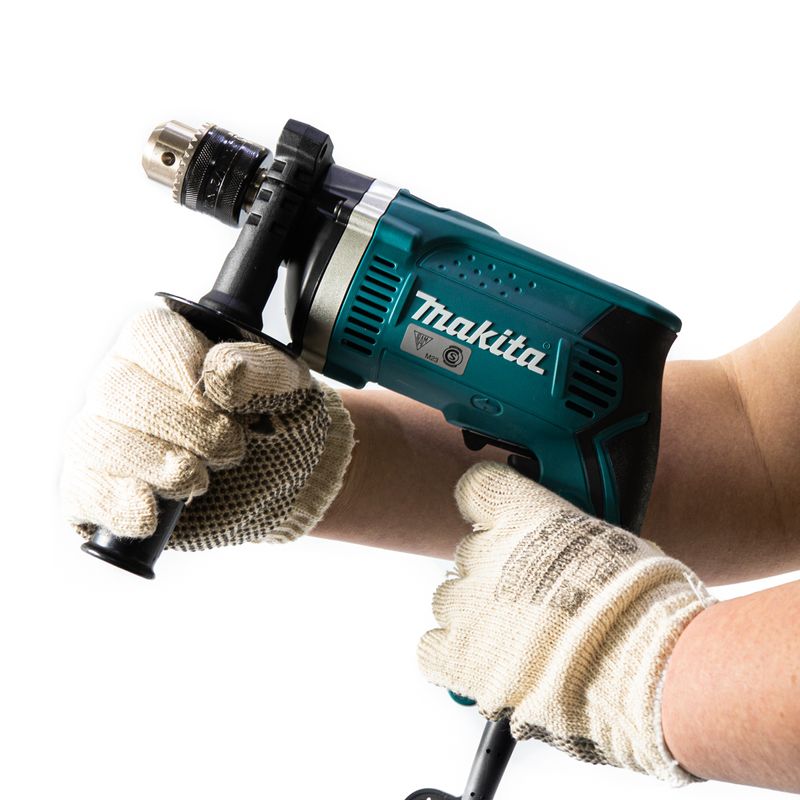 TALADRO PERCUTOR 13MM 710W + MALETA DE 60ACC #HP1630-2 MAKITA - HERRAMIENTAS  FERRETERIA