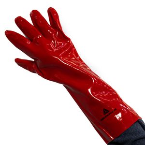 Guante Rojo PVC Longitud 40 Cm