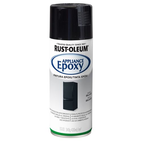 Aerosol Epoxi Color Negro Brillante