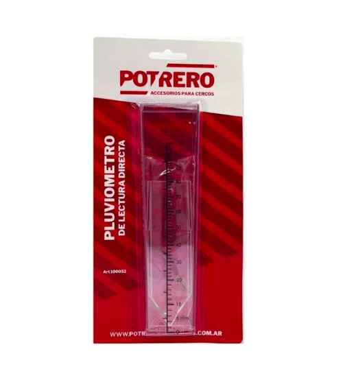 Pluviometro De Plastico Con Soporte