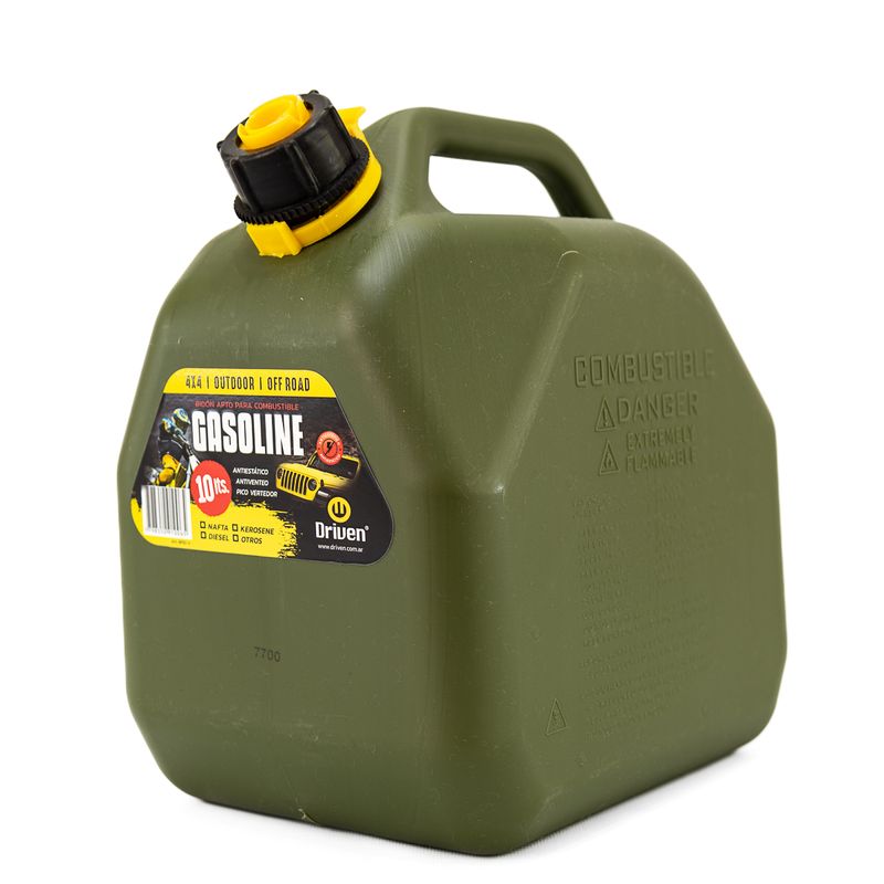 Bidón gasolina ABC Parts de plástico con embudo 10 l - Feu Vert