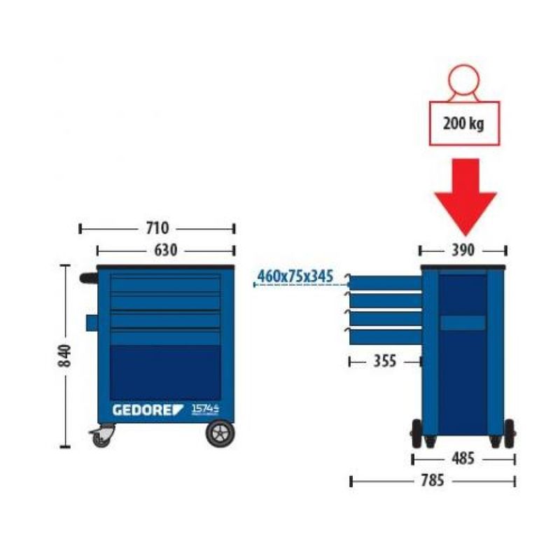 Carro Porta Herramientas 4-1 - Easy