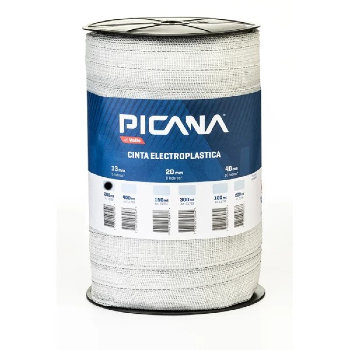 Cinta De Cerca Eléctrica De Polietileno Blanca, 40 Mm X 400 M - Para Cercado De Caballos, Paddocks Y Seguridad