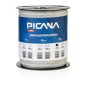 Cinta Electroplastica Jumbo De 40mm x 100 Mt