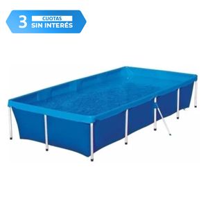 Pileta Estructural Rectangular Con Capacidad 3000l