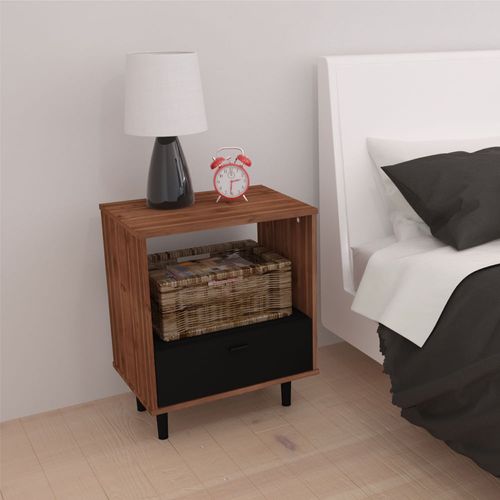 Mesa de Luz Mueble Organizador 1 Cajón
