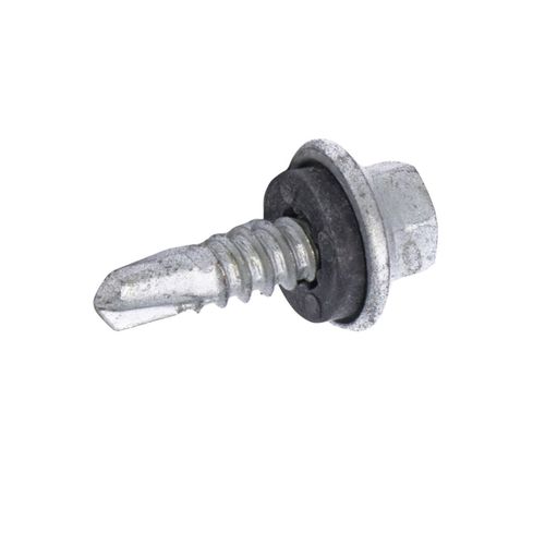 Tornillo Autoperforante Hexagonal Con Arandela 12x100 x 200uds