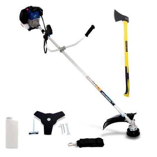Combo Desmalezadora Naftera 2T 52 Cc + Hacha De Corte 1,8kg