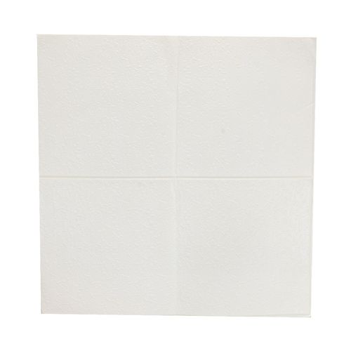 Placa 3d Vinilo Autoadhesivo Pared Texturado 70x70 Blanco