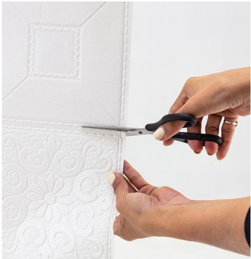 Placa 3d Vinilo Autoadhesivo Pared Combinado 70x70