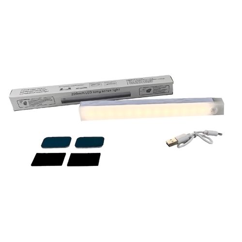 Luz Calida Led Bajo Alacena Sensor Movimiento 20Cm