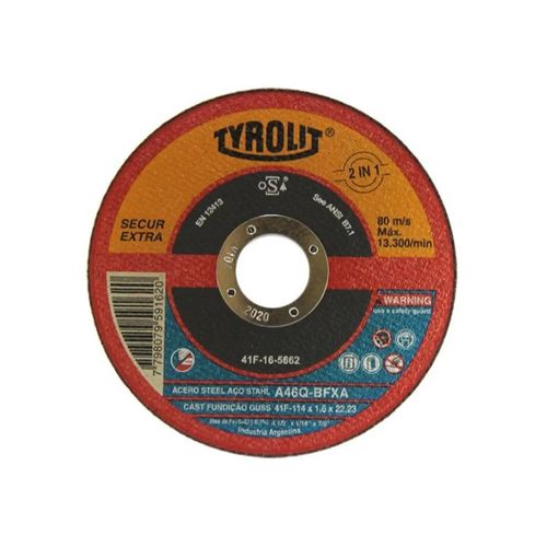 Disco Recto Secur Extra De Corte 114x1 x 50Uds