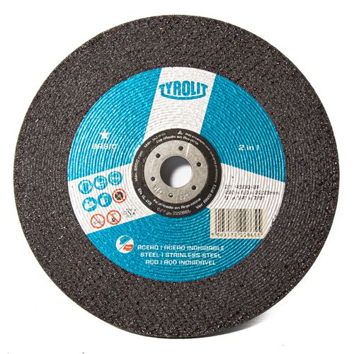 Disco De Desbaste Centro Deprimido Basic 178 x 6 x 10uds