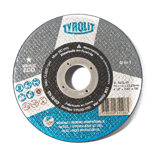 Disco Recto De Corte Basic Eco 115 x 1 x 50uds