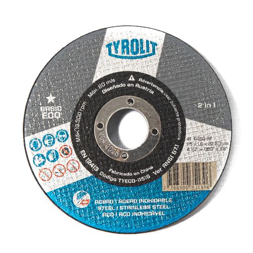 Disco Recto De Corte Basic Eco 115 x 1,6 x 50uds