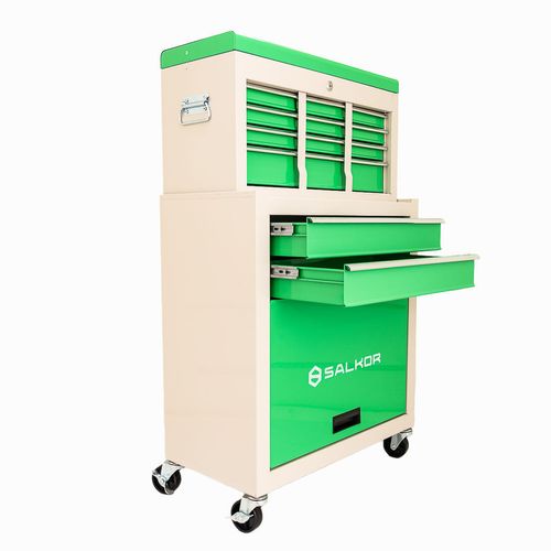 Gabinete Porta Herramienta 2 En 1 8 Cajones