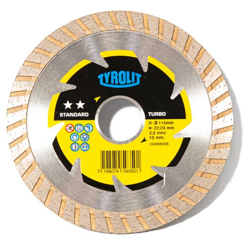 Disco Diamantado Turbo Standard Granito 180 Mm