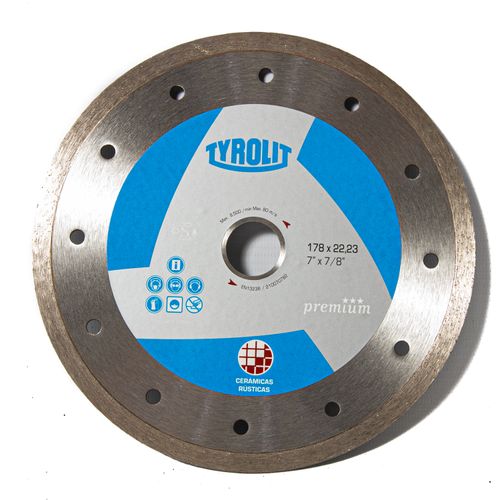 Disco Diamantado Continuo Cerámica Rustica Premium 115 Mm