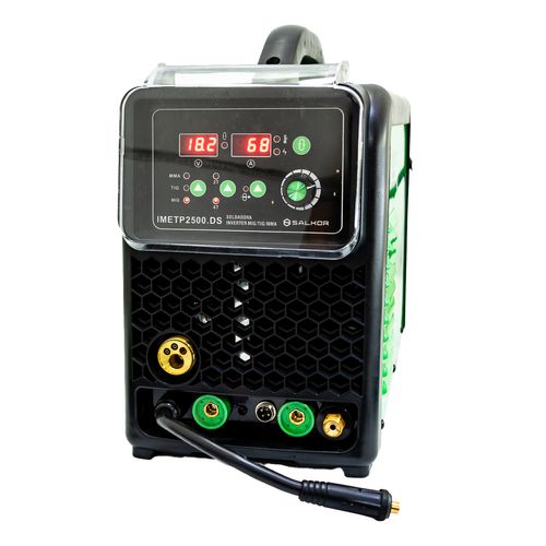 Soldadora Inverter Display Sinérgico Mma, Mig Tig 250Amp
