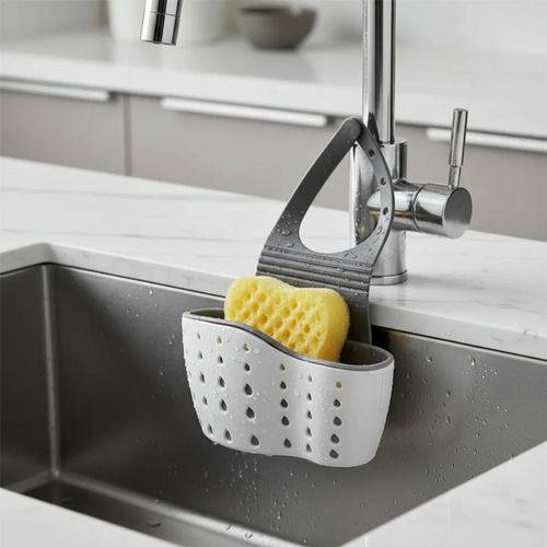 Porta Esponja Organizador Bacha Cocina Colgante Verde