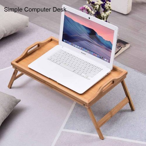 Bandeja Desayunadora de Bambú con Patas Plegables