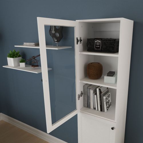 Aparador Despensero Organizador 6 Estantes Blanco