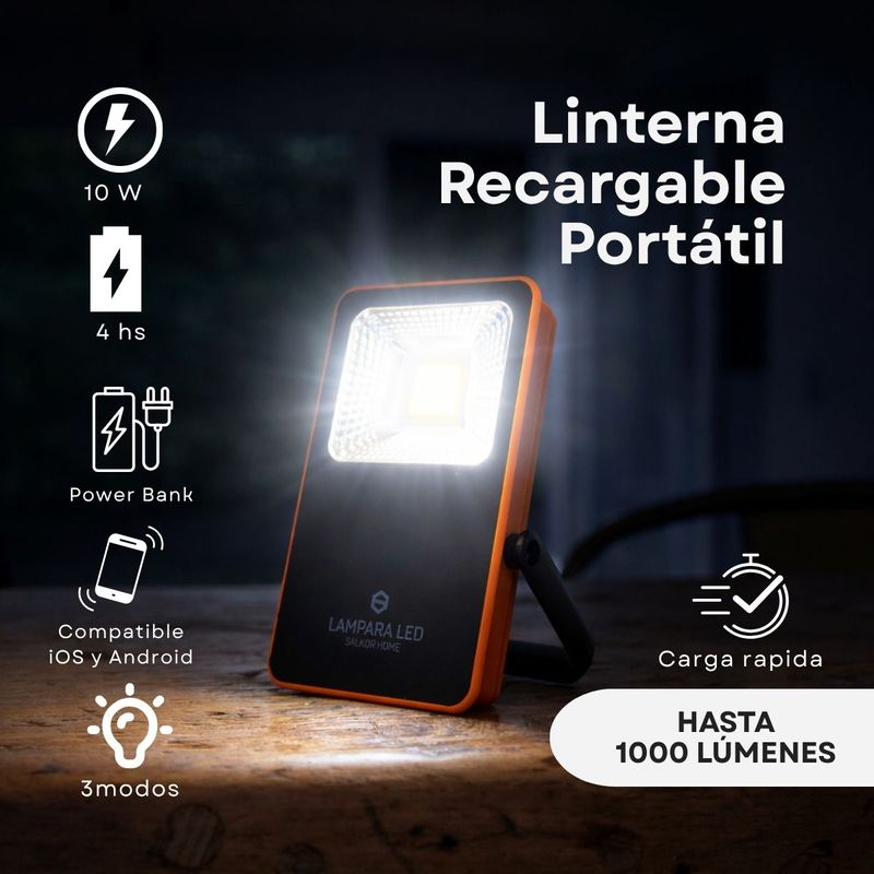lampara linterna portatil
