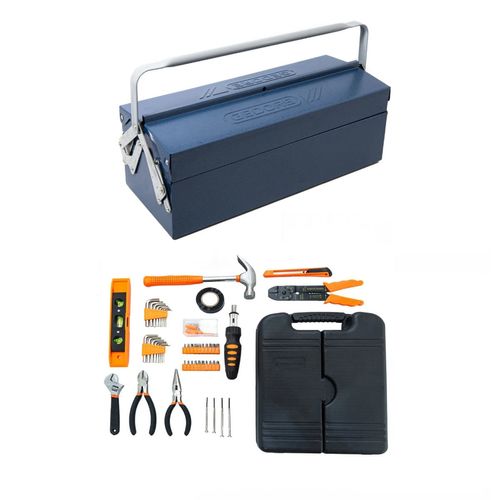 Combo Caja De Herramientas Metal  Set de herramientas 50 Pz