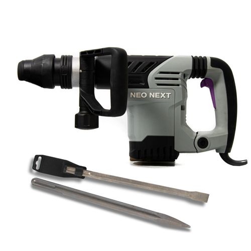 Combo Martillo Demoledor 12J + Punta 40 Cm + Cincel 40 Cm