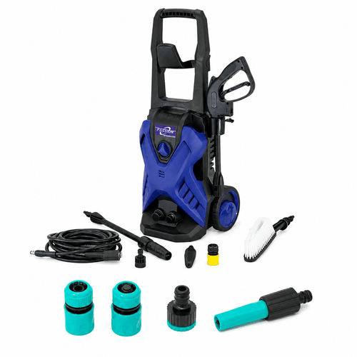 Combo Hidrolavadora 1900 W 130 Bar + Kit de Conexión Rápida
